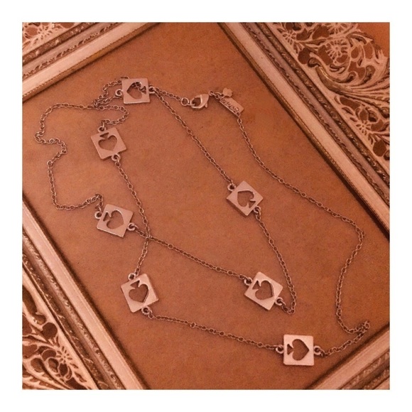 KATE SPADE • Silver Hole Punch Necklace - Picture 5 of 5